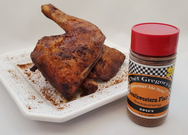 Southwestern FLAIR spicy oven roasted chicken
